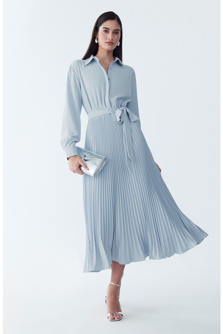 Mckenzi Midi Dress, Alternate, color, Sky
