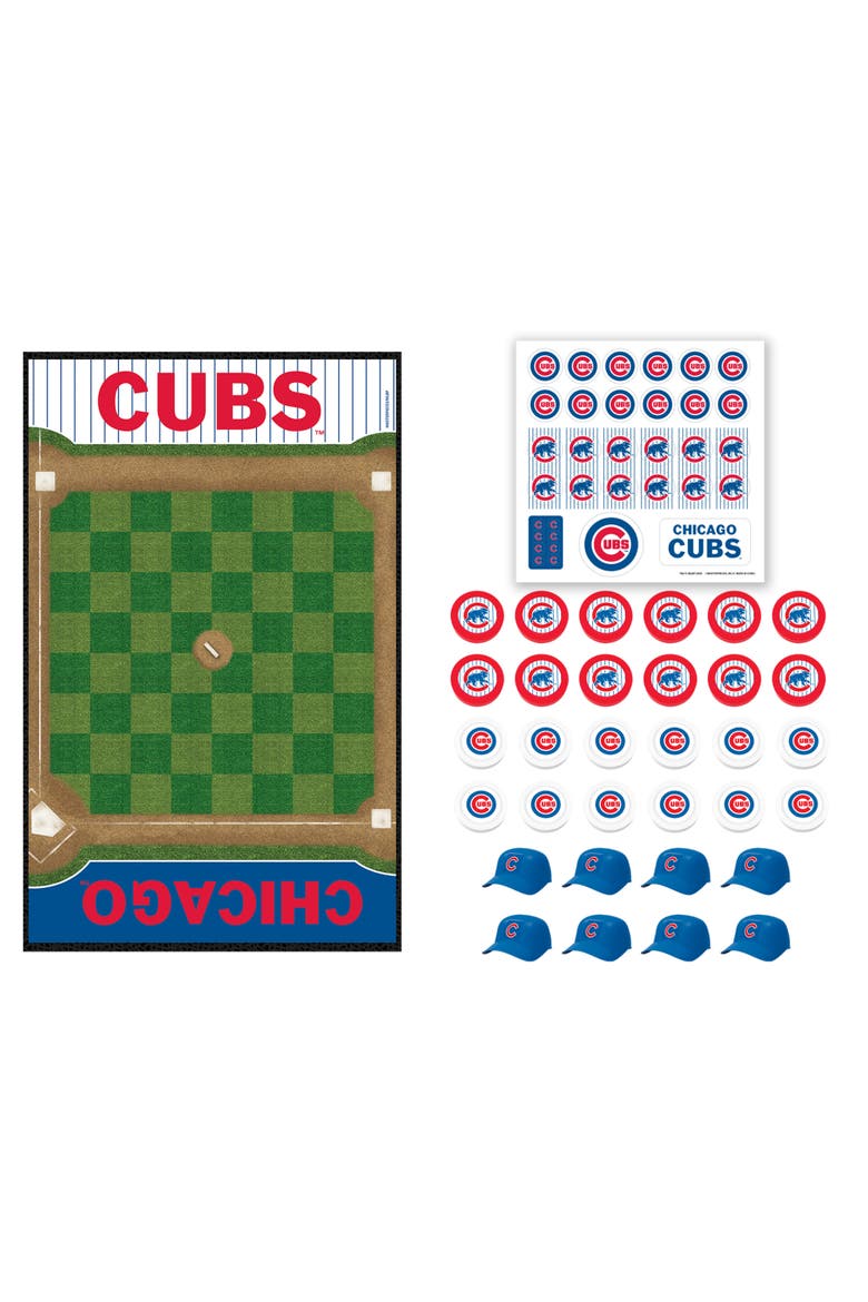Chicago Cubs Checkers Board Game, Alternate, color, Multicolor