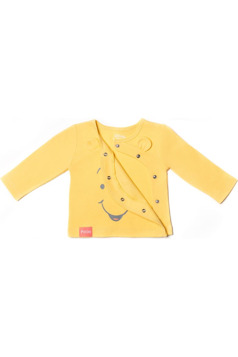 Winnie the Pooh Top and Footed Pants Set with Hat, Alternate, color, Winnie the Pooh Yellow