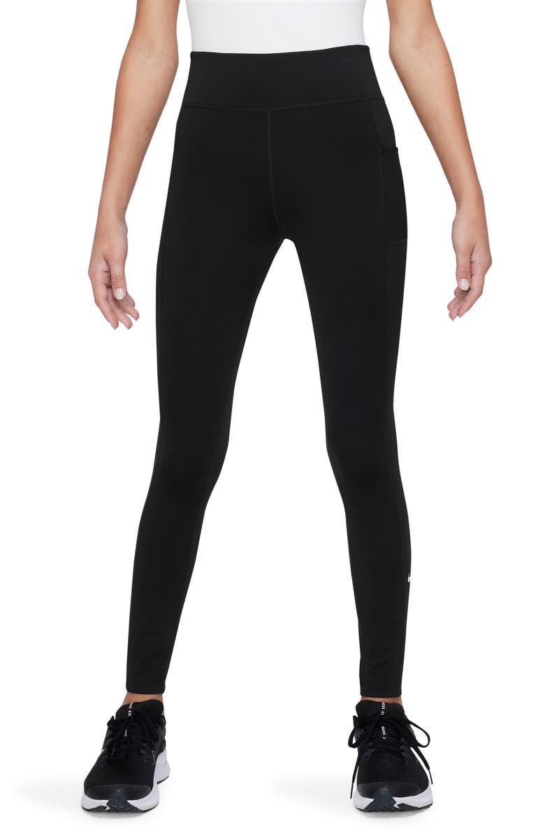 Nike Kids' Dri-FIT Pocket Leggings, Main, color,