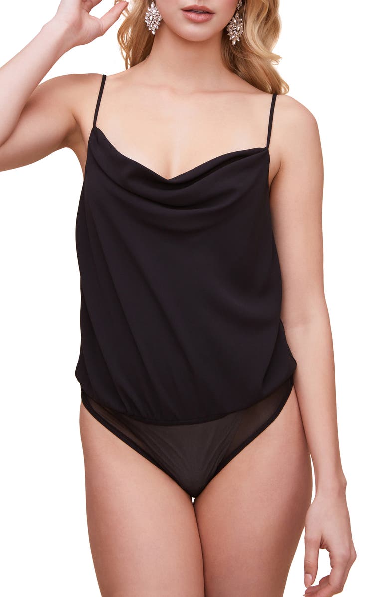 ASTR the Label Cowl Neck Bodysuit, Alternate, color,