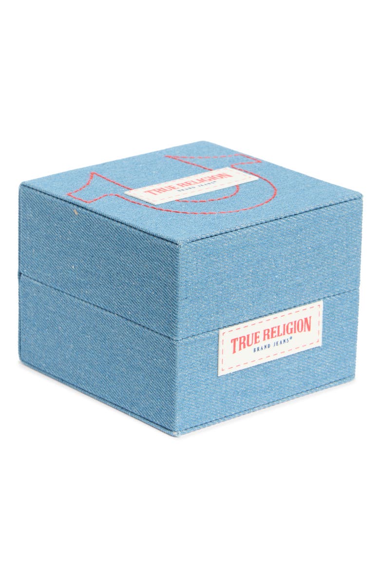 True Religion Moonphase Bracelet Watch, 36mm, Alternate, color, Silver