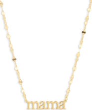ARGENTO VIVO Mama Pendant Necklace