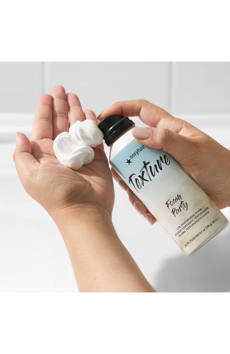 SEXY HAIR SexyHair Texture Foam Party Lite Texturizing Foam 5.2oz, Alternate, color, N/A