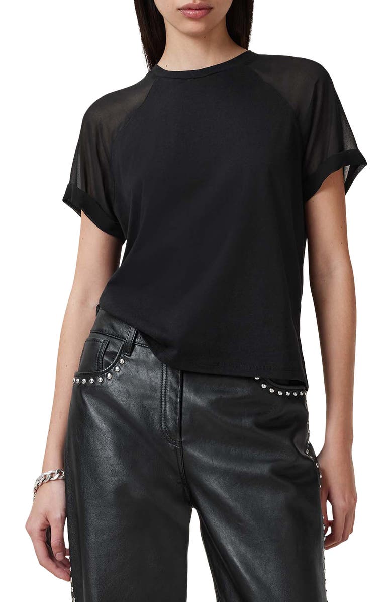 AllSaints Annie T-Shirt, Main, color,