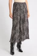 MAX STUDIO Satin Midi Skirt