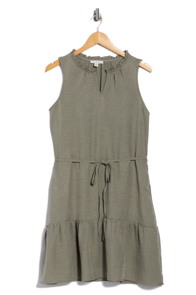 Zendaya Drawstring Dress, Alternate, color, NEW LAUREL