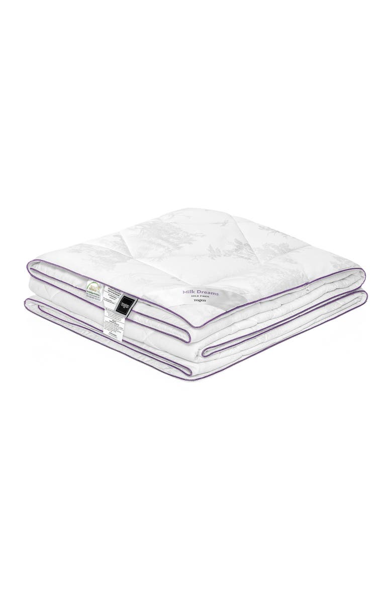 Milk Dreams comforter, Alternate, color, White