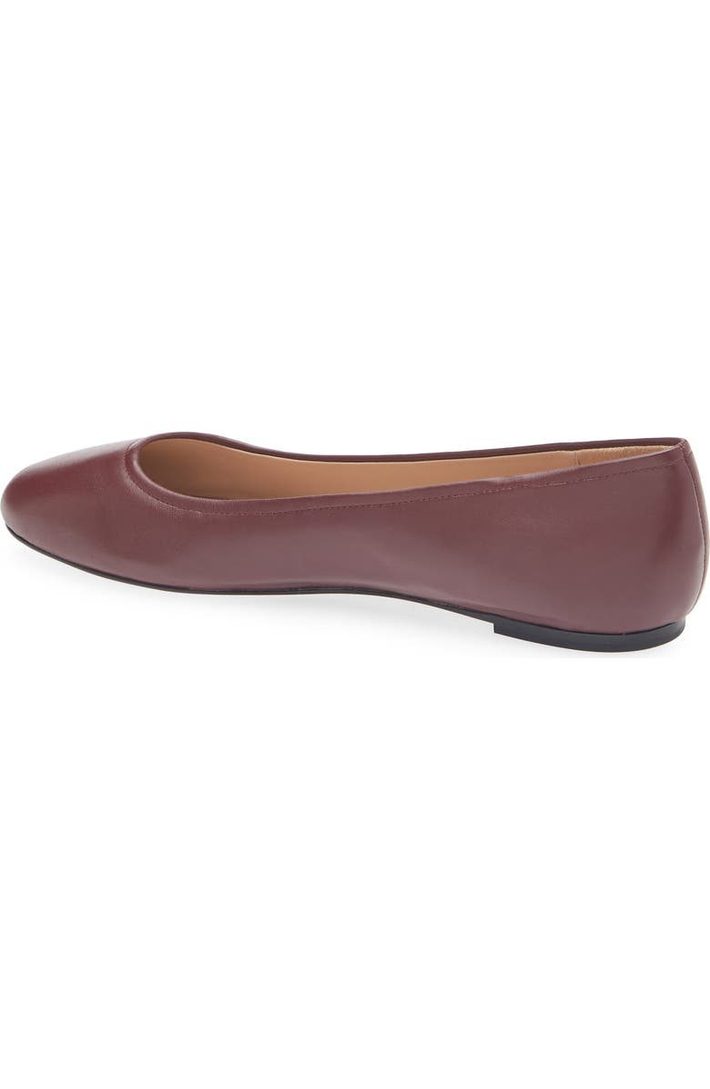 Stuart Weitzman Nadine Ballet Flat, Alternate, color, Cabernet