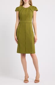 Anne Klein Cap Sleeve Sheath Dress