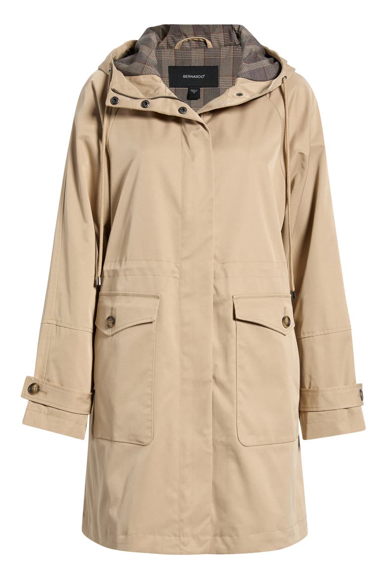 Anorak Raincoat, Alternate, color, KHAKI
