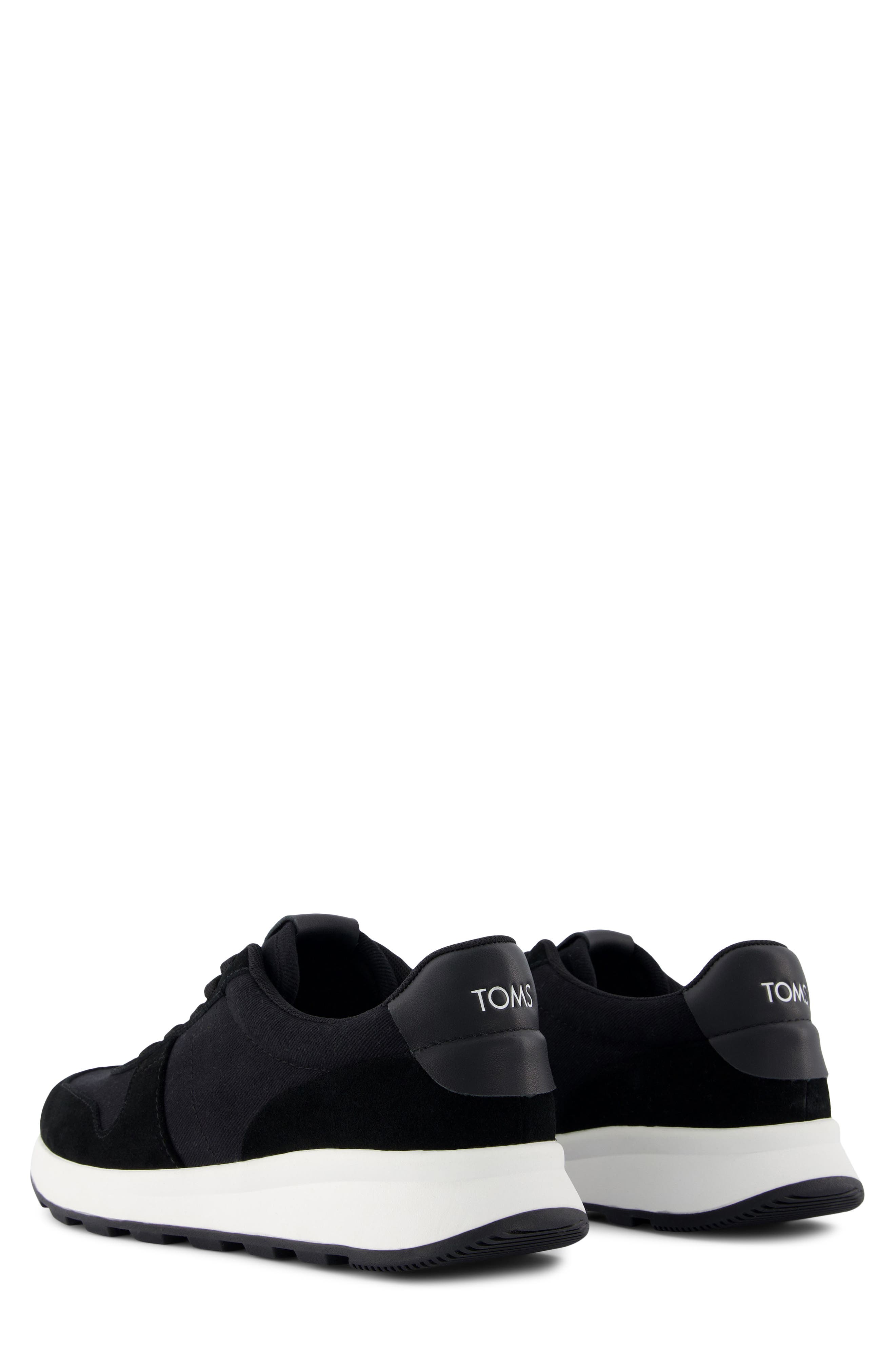 TOMS TRVL Lite Retro Sneaker, Alternate, color, Black