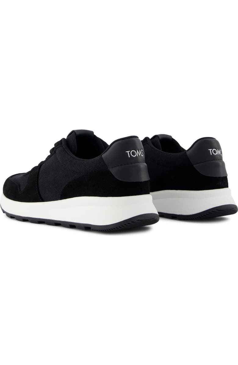 TOMS TRVL Lite Retro Sneaker, Alternate, color, Black