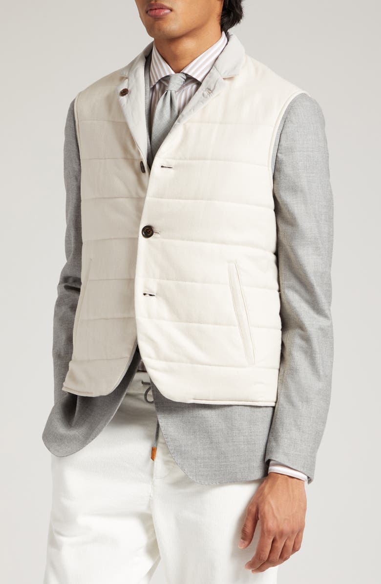 Eleventy Reversible Vest, Alternate, color, Sand-Grey