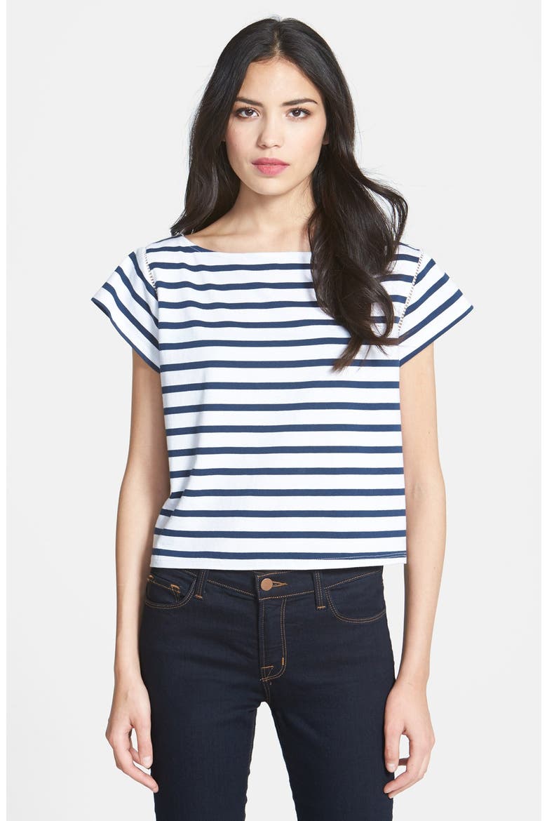 Stripe Jersey Tee, Main, color, MULTI