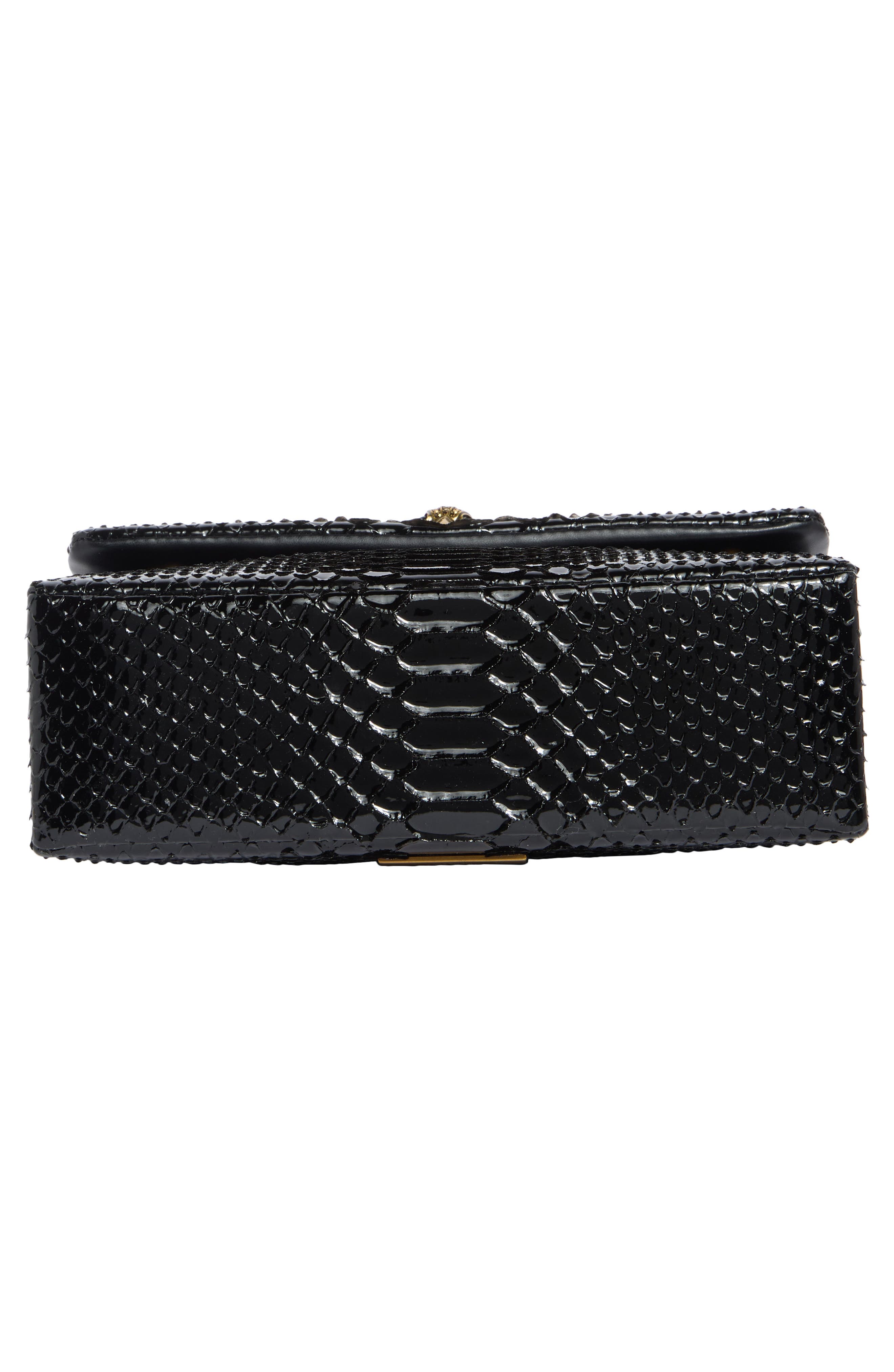 Kurt Geiger London Kensington Leather Mini Crossbody Bag, Alternate, color, Black