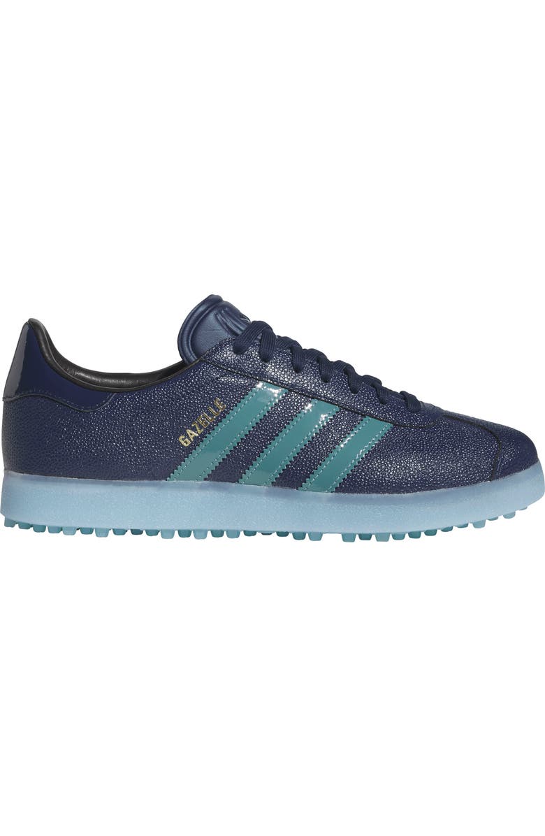 adidas Gazelle Golf Sneaker, Alternate, color, Night Indigo/ Teal/ Clear Sky