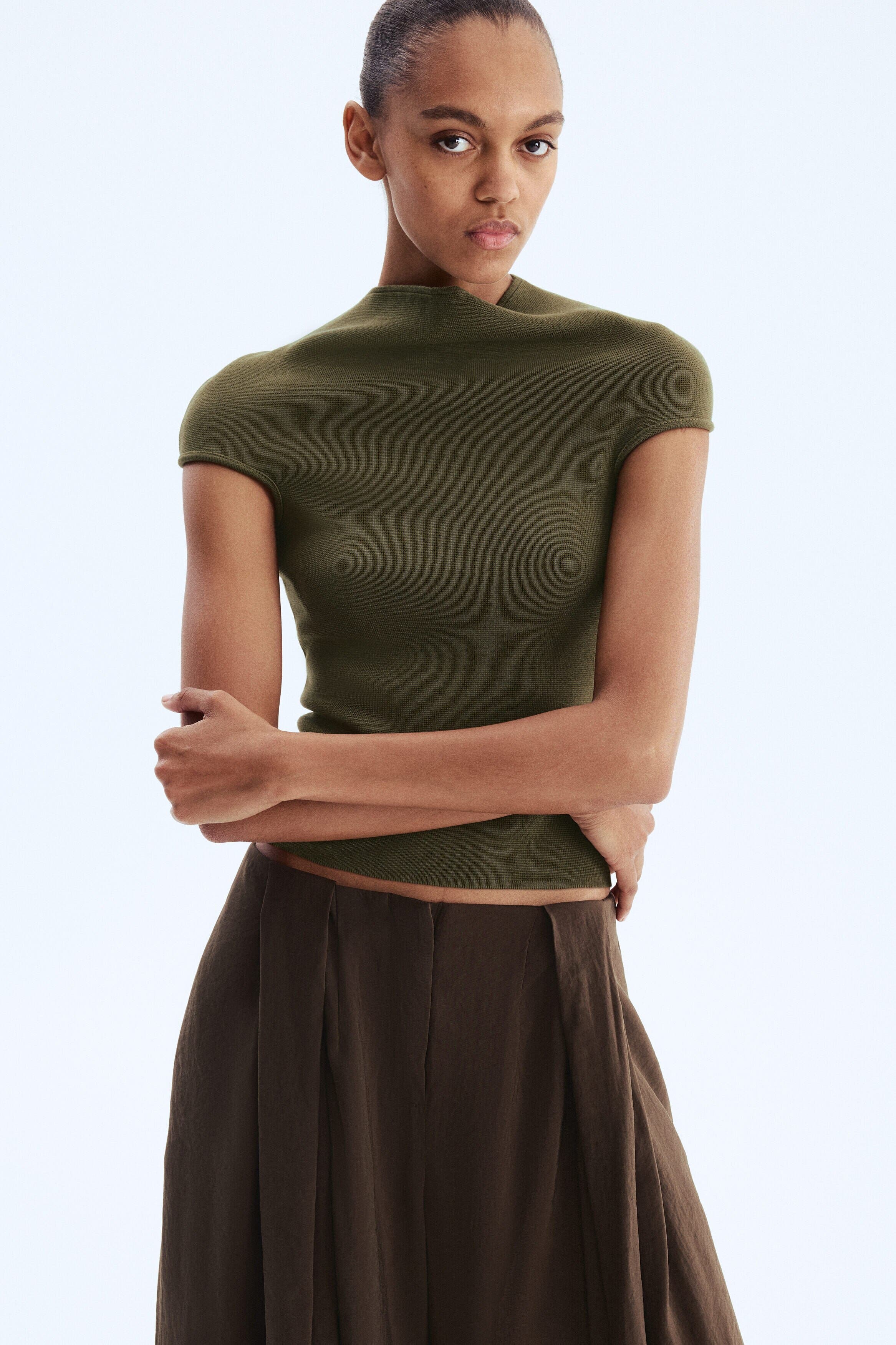 selected Dark khaki green