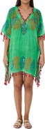 RANEES Short Cotton Poncho
