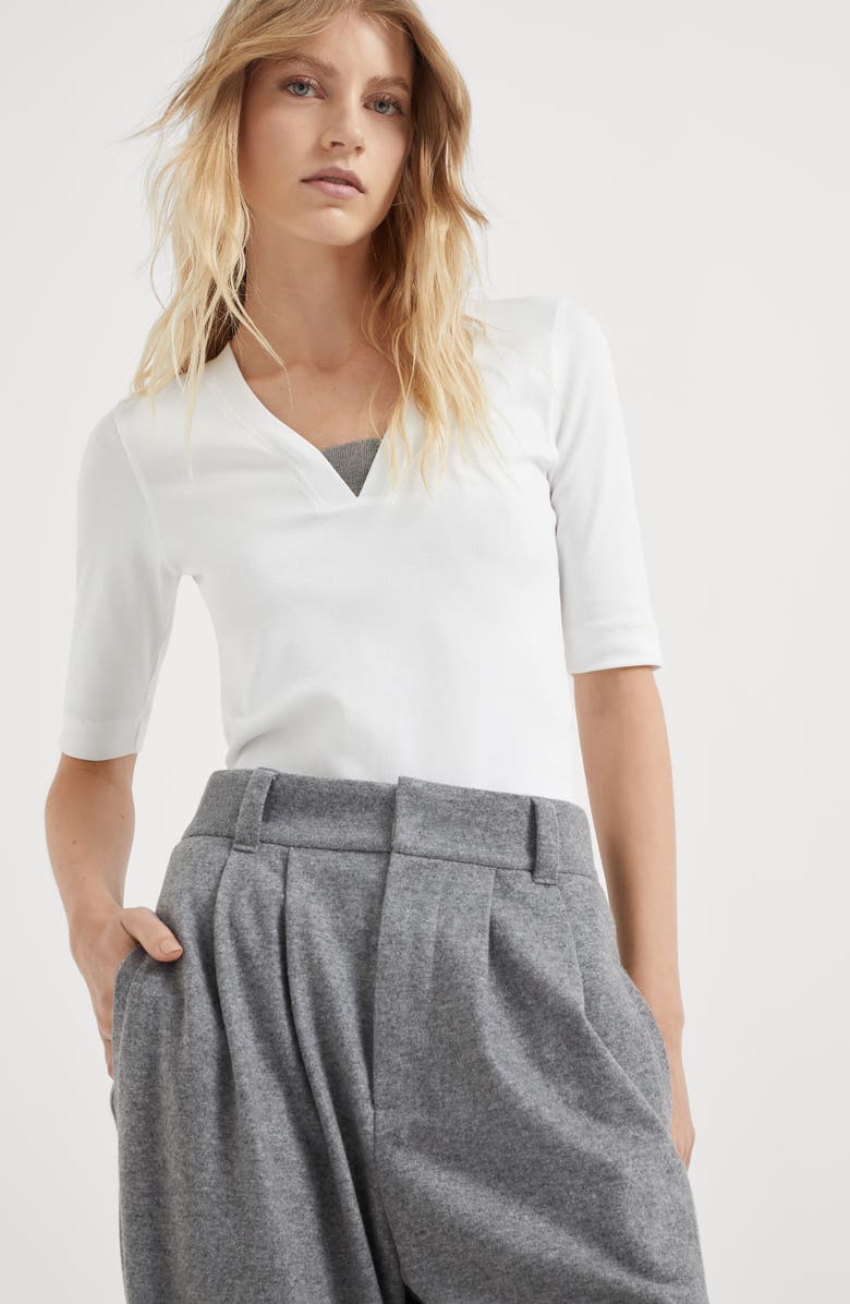 Brunello Cucinelli Tailored trousers, Alternate, color, Grey