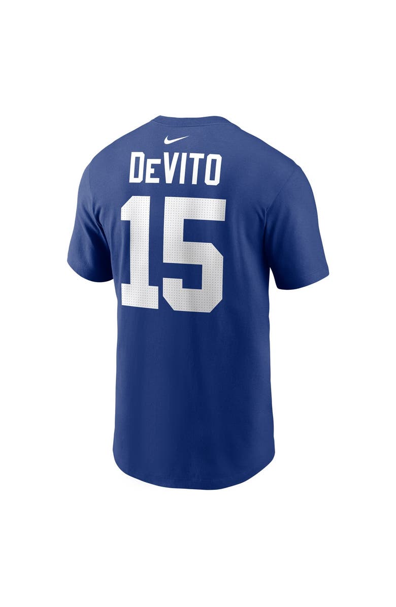 Nike Men's Nike Tommy DeVito Royal New York Giants Name & Number T-Shirt, Alternate, color, Royal