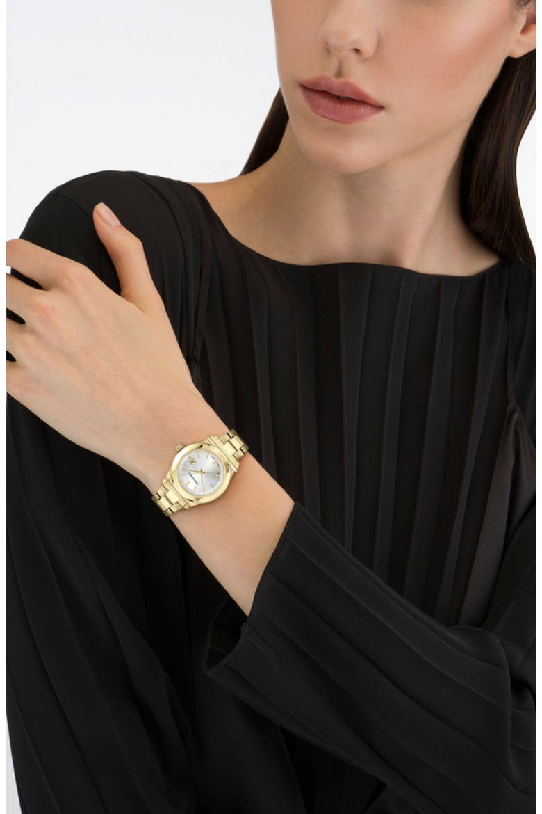 1927 Goldtone Bracelet Watch, 33mm, Alternate, color, IP YELLOW GOLD