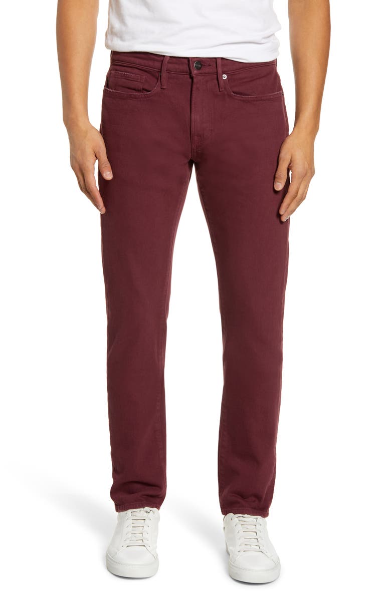 FRAME L'Homme Slim Leg Jeans, Main, color, 
