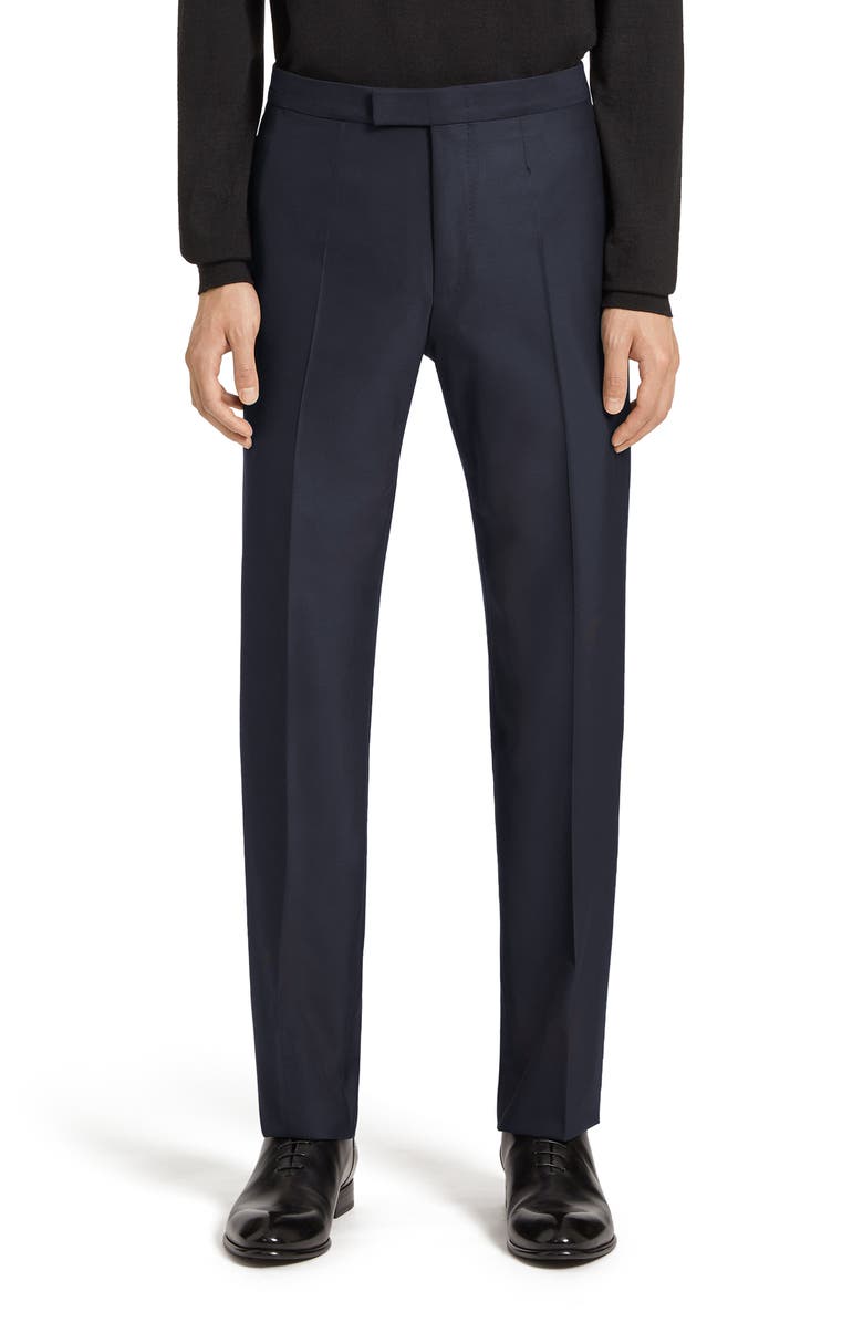 ZEGNA Trofeo 600 Wool & Silk Tuxedo, Alternate, color, Navy
