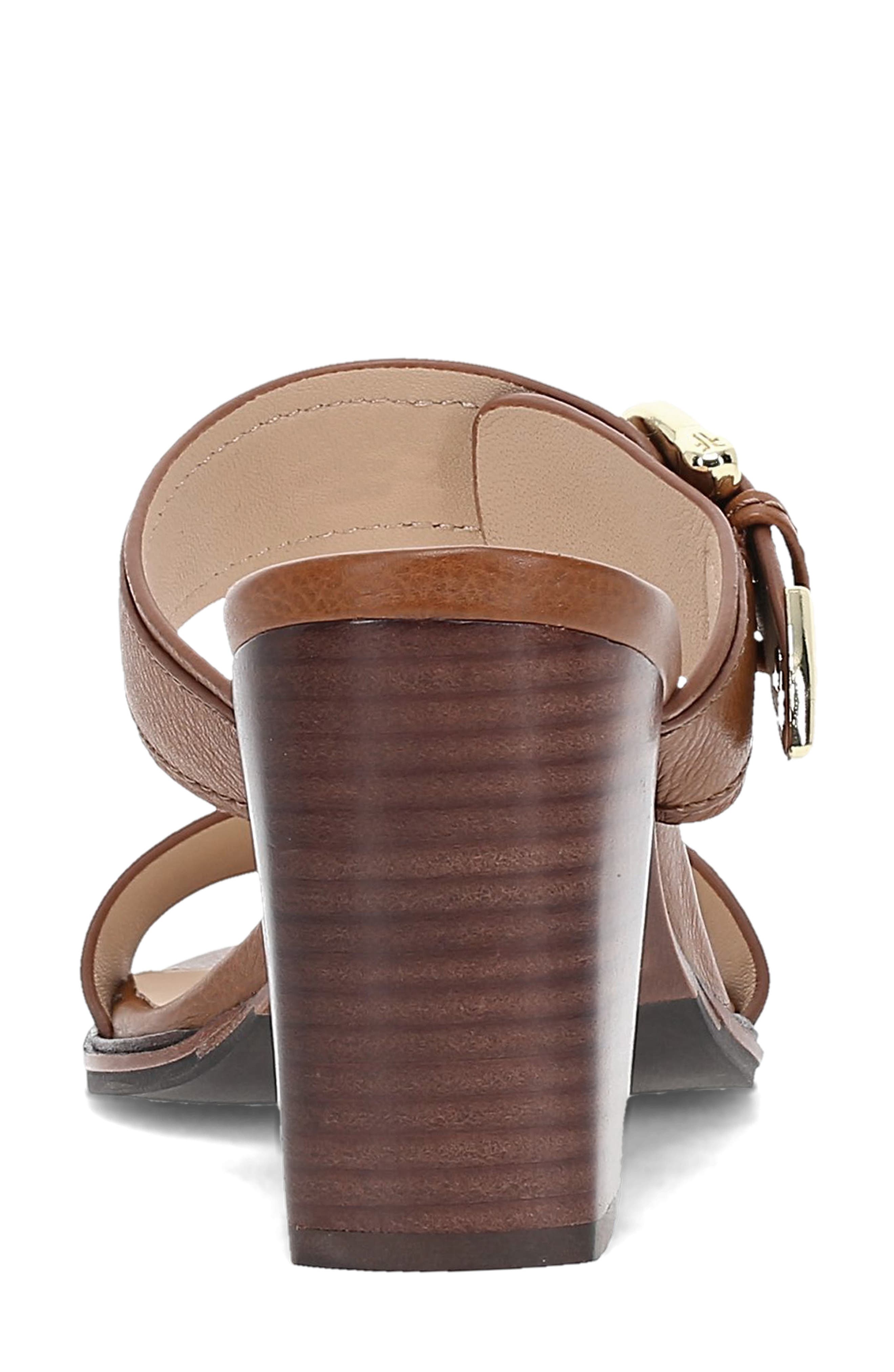 Frye Stella Buckle Sandal, Alternate, color, Dark Latte