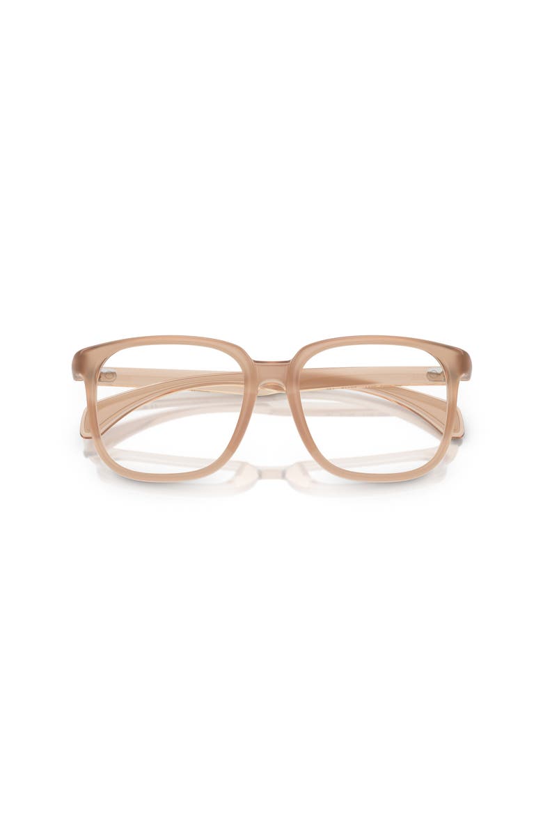 53mm Square optical glasses, Alternate, color, Beige