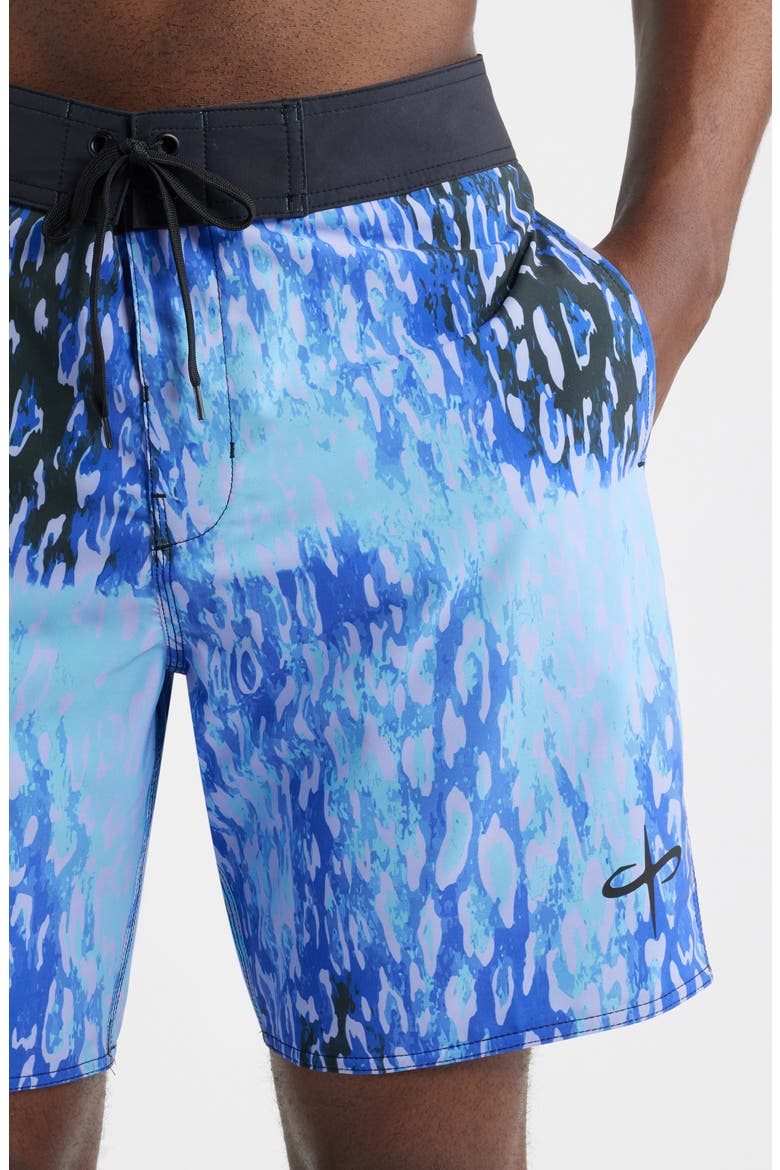Cole Houshmand Pro Board Shorts, Alternate, color, CHEETAH BLUE