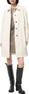 Burberry Mid-length Ruched Gabardine Car Coat