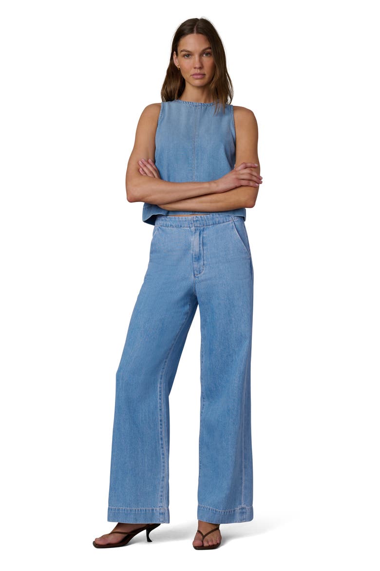 The Clean High Waist Wide Leg Trouser Jeans, Alternate, color, COPIOUS