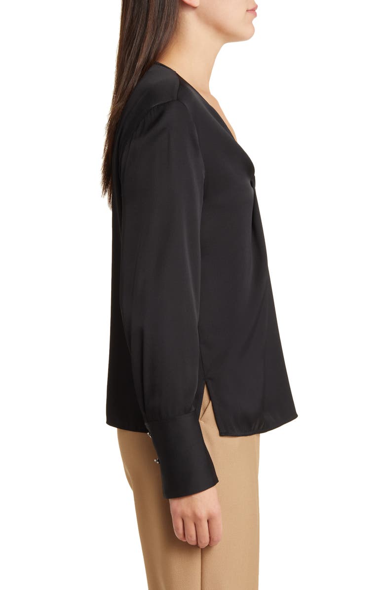 BOSS Bidinta V-Neck Top, Alternate, color, 