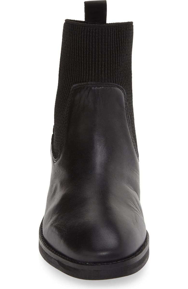 Topshop 'Ana' Elastic Bootie, Alternate, color,