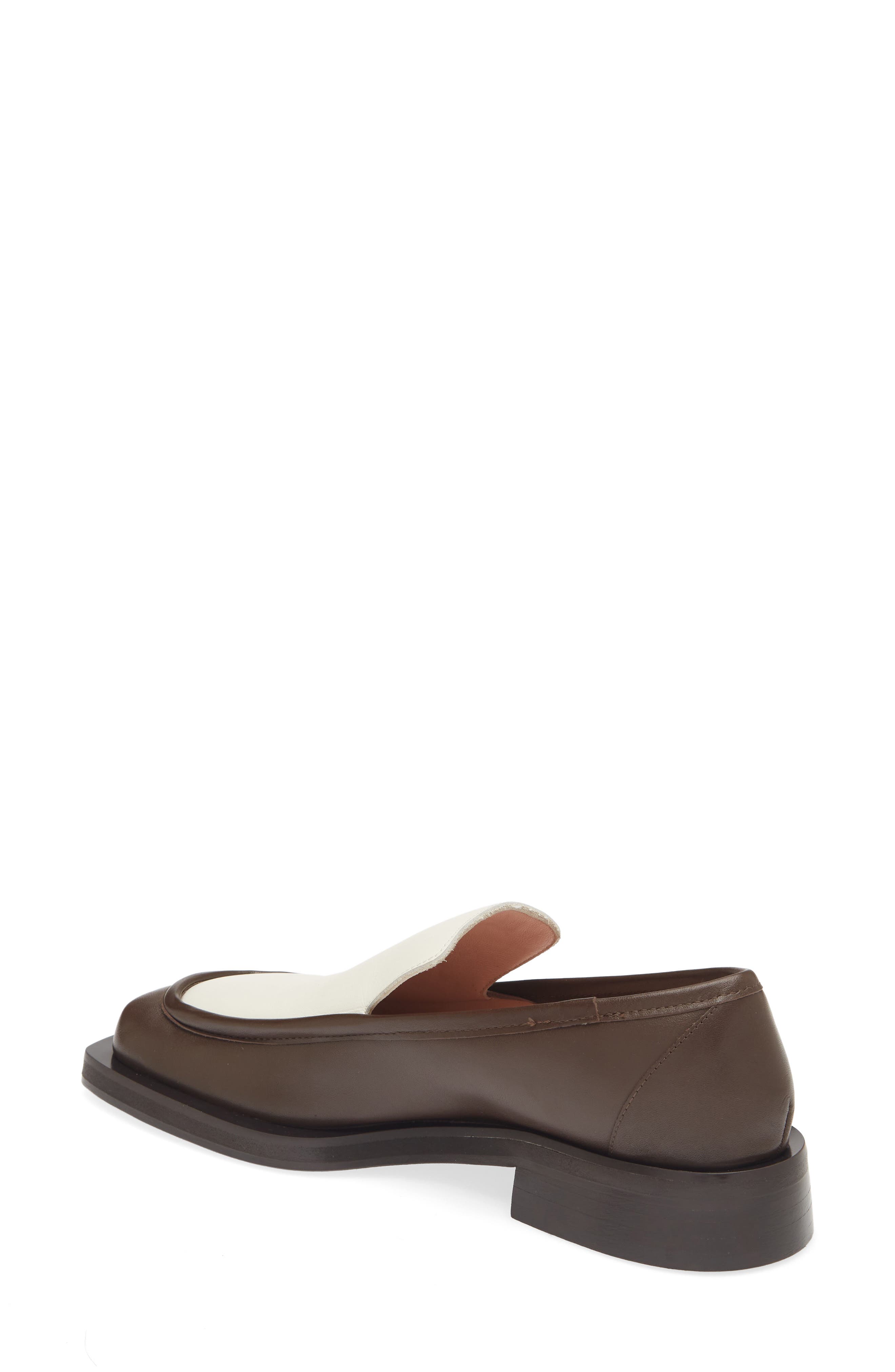 GIA BORGHINI Rosie Two-Tone Square Toe Loafer, Alternate, color, 