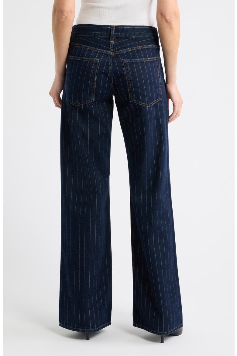 The Saturday High Waist Straight Leg Jeans, Alternate, color, MOON THREAD