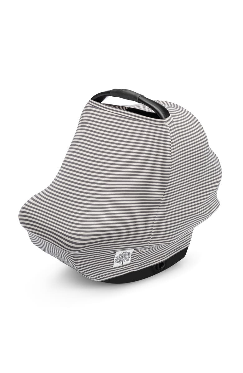 Parker Baby Co. Multi-Use Cover, Main, color, Pewter Stripe