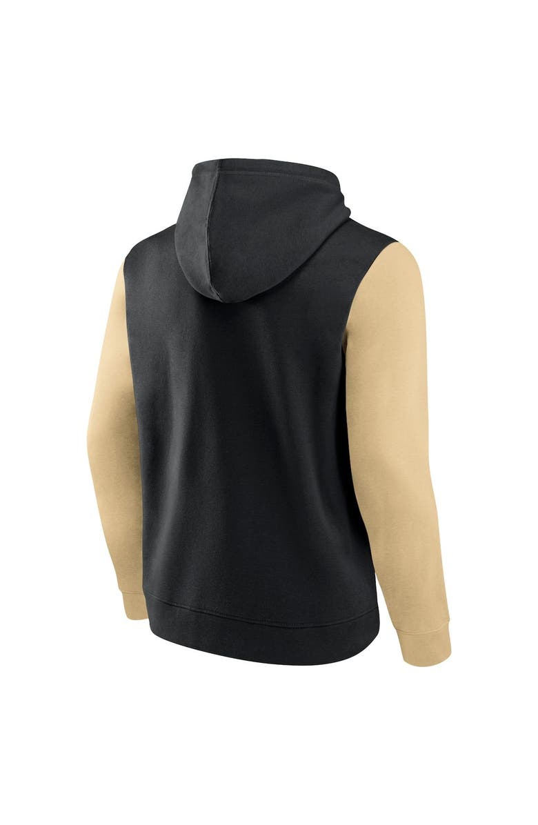 FANATICS Men's Fanatics Branded Black New Orleans Saints Extra Point Pullover Hoodie, Alternate, color, 