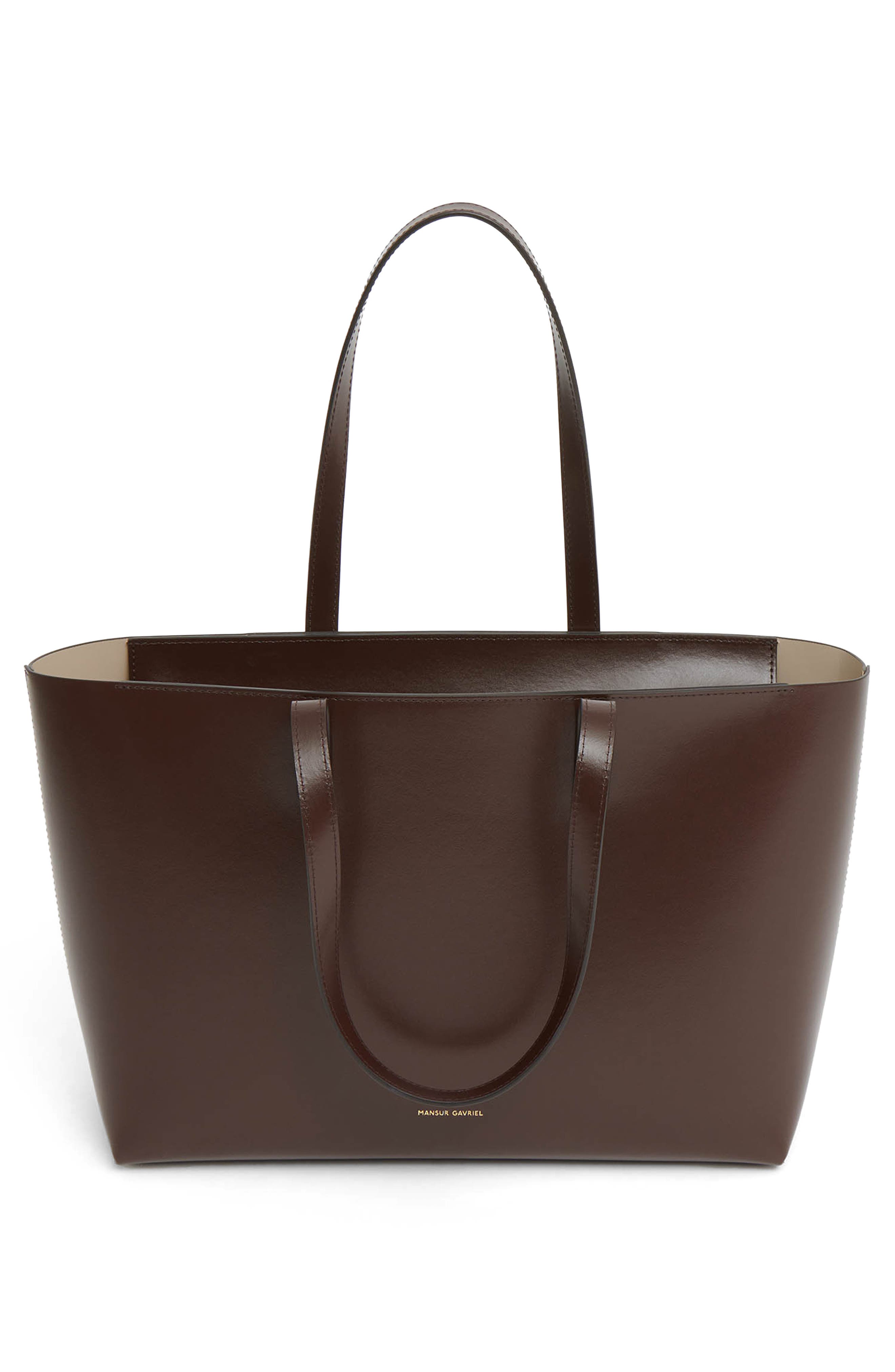 Mansur Gavriel Small Leather Zip Tote, Alternate, color, 