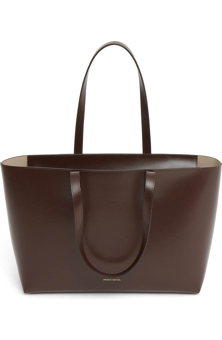 Mansur Gavriel Small Leather Zip Tote, Alternate, color,