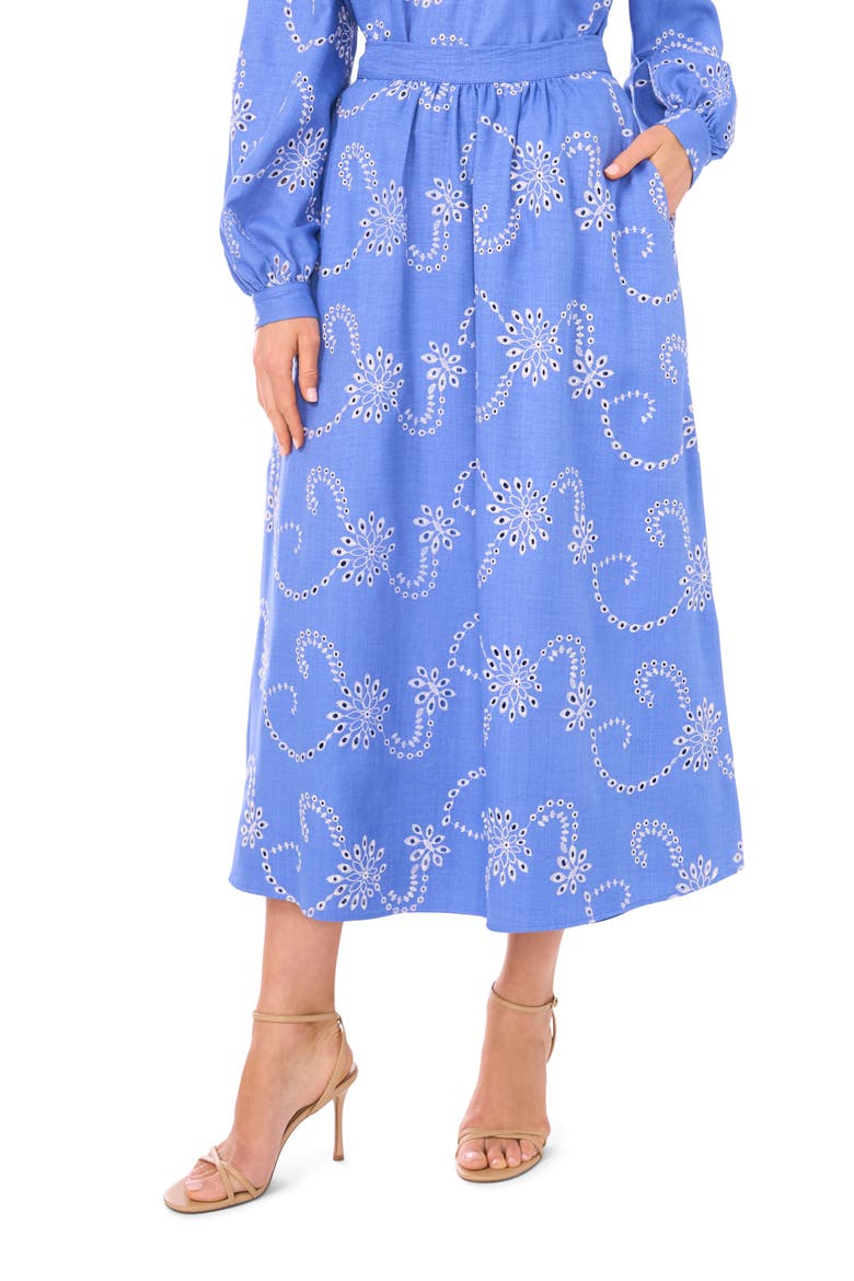 A-Line Maxi Skirt, Main, color, ULTRAMARINE