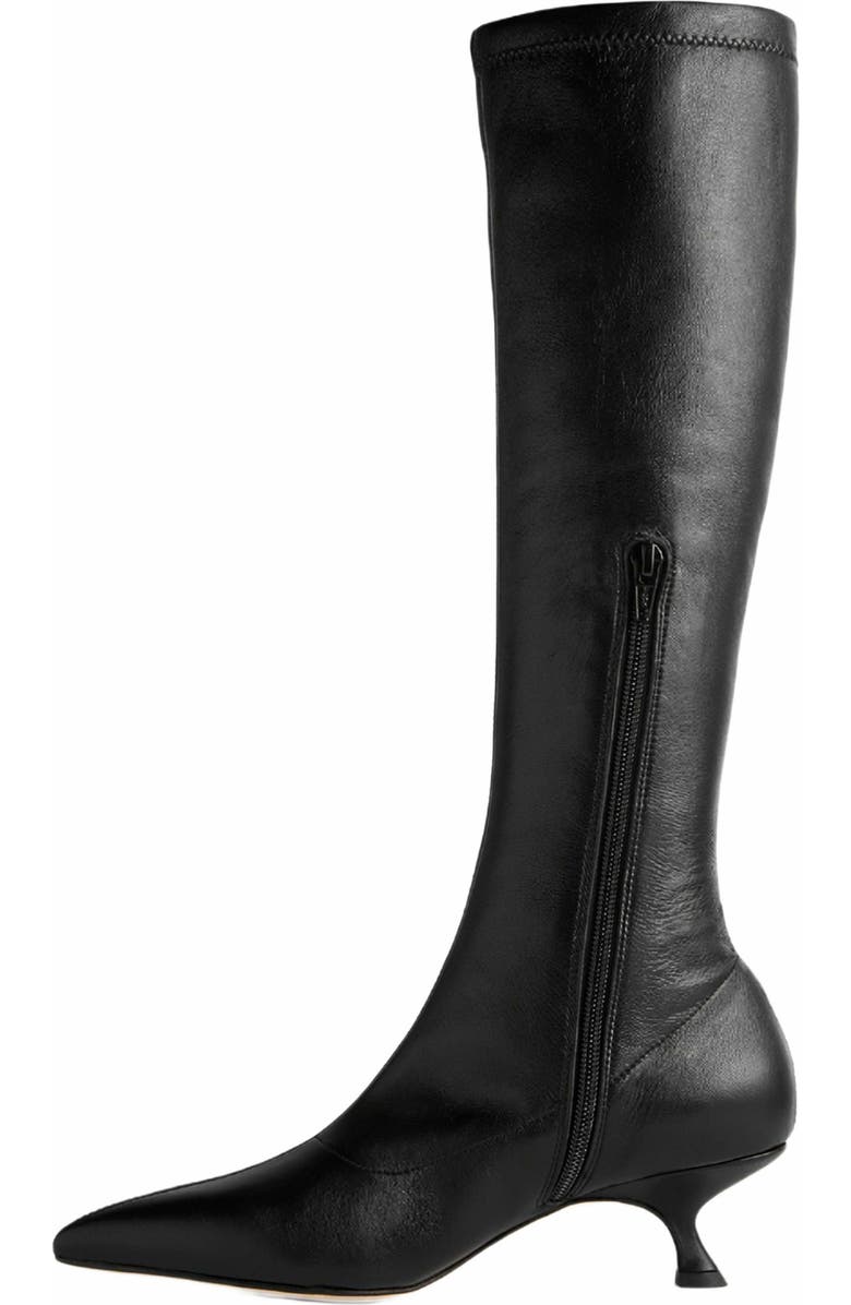 Neil J. Rodgers Seta Stretch Boot, Alternate, color, Black Nappa