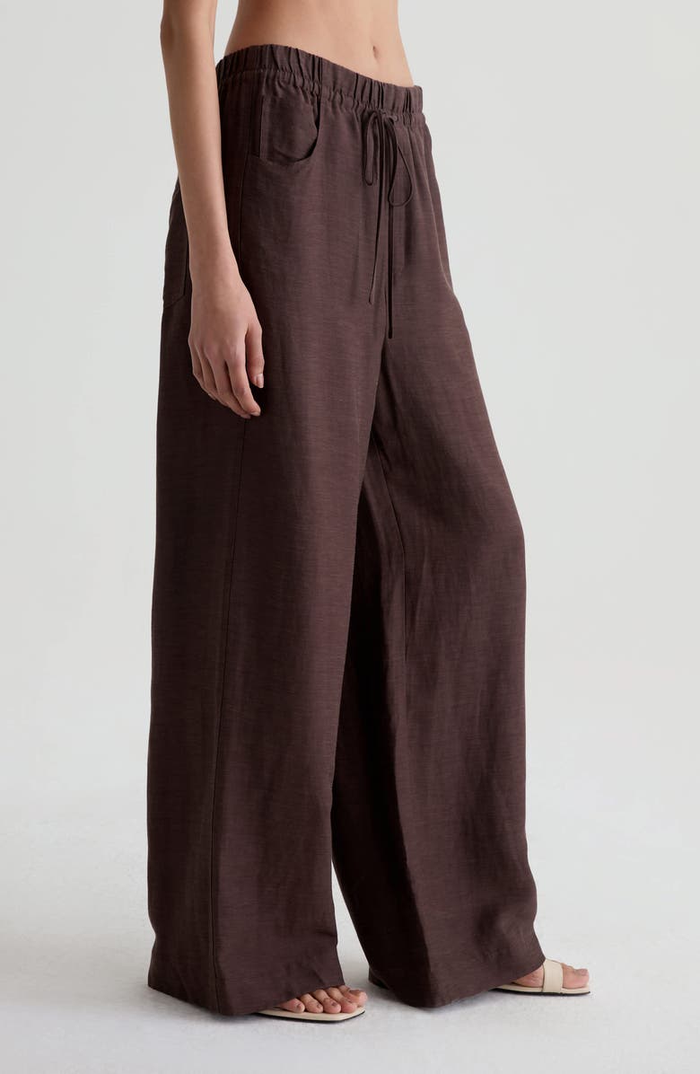 AG Century Drawstring Pants, Alternate, color, Oak Barrel