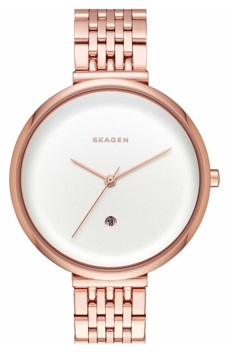 Skagen 'Gitte' Bracelet Watch, 38mm, Main, color, 