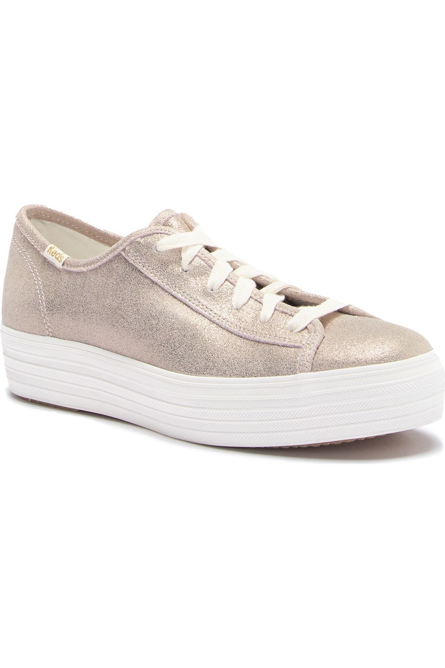 Kick Platform Color Keds® Triple Kick Glitter Suede Platform Sneaker (Women) | Nordstromrack
