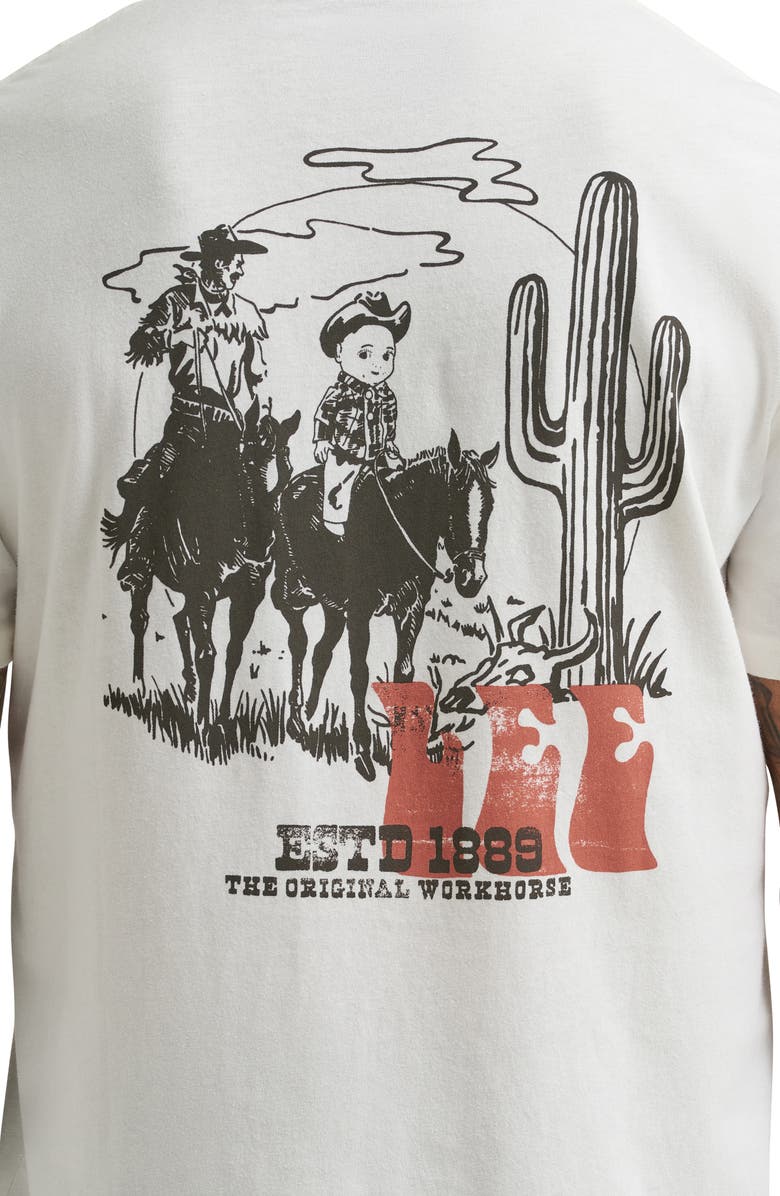 Lee Logo Graphic T-Shirt, Alternate, color, Marshmallow