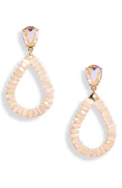 Beaded Drop Earrings