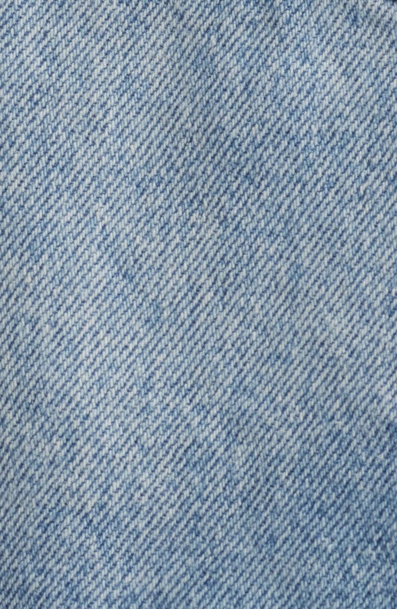 BOSS Orange Gusset Outseams Denim Shorts, Alternate, color, Light Blue