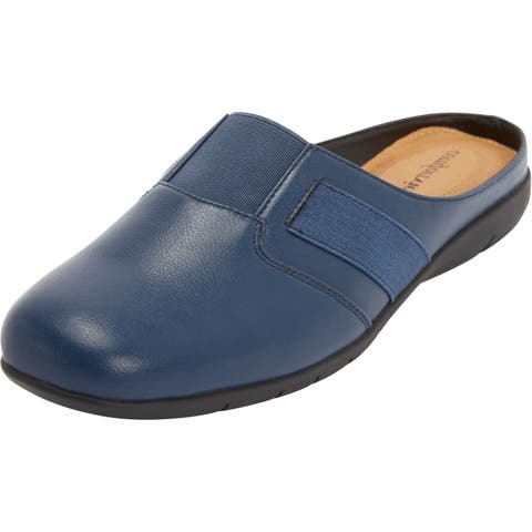 The Sarah Slip On Mule (Wide Widths Available)